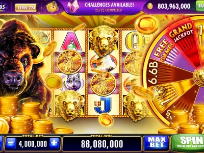 Catálogo de slots e jogos de cassino